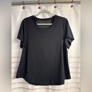 Black Moisture Wicking Workout Top